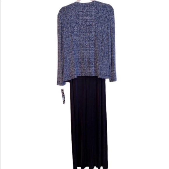 NWT Alex Evenings 3 piece formal dress outfit with matching jacket. Size 8. - Picture 5 of 15